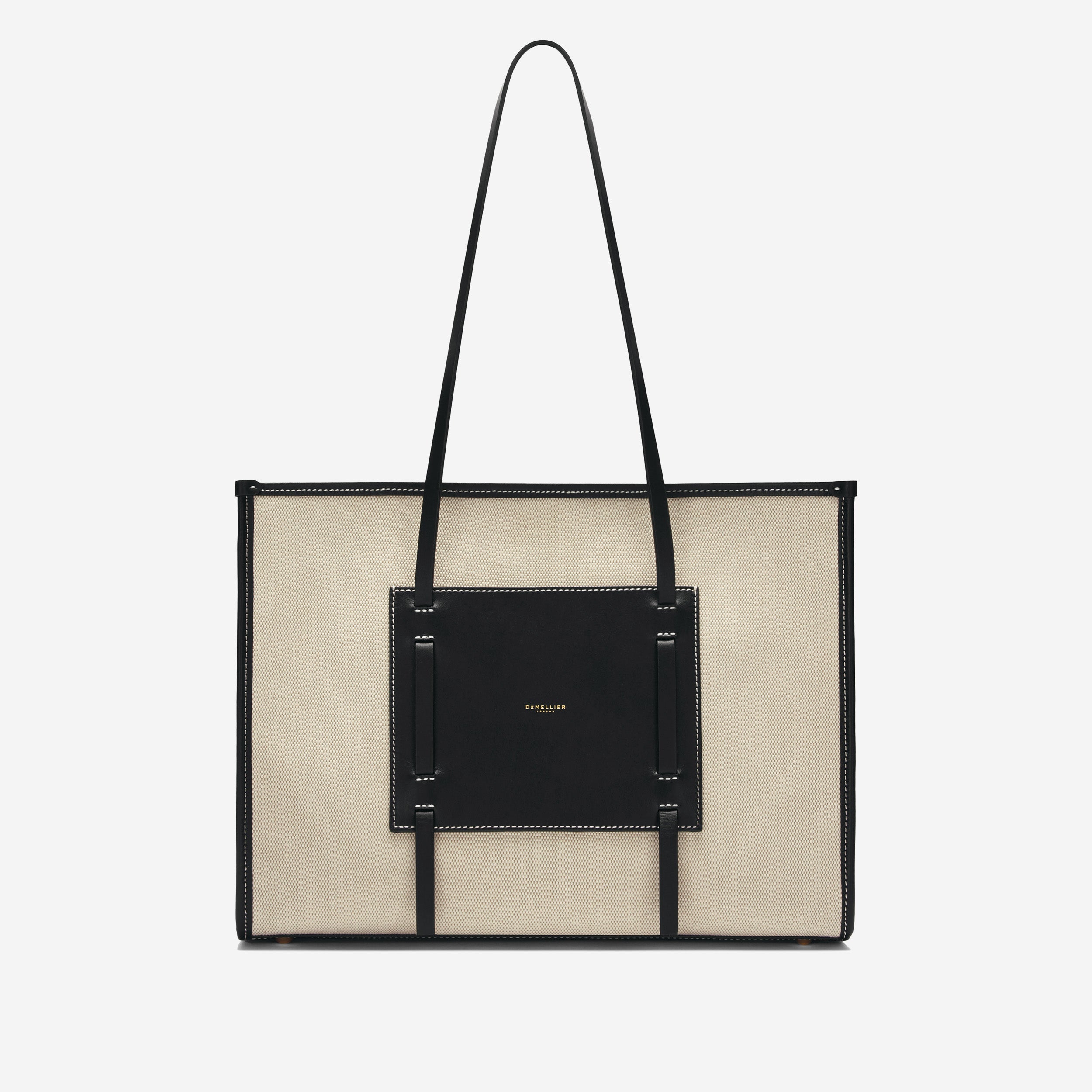 Der Capri - Salz & Pfeffer Canvas schwarz glatt