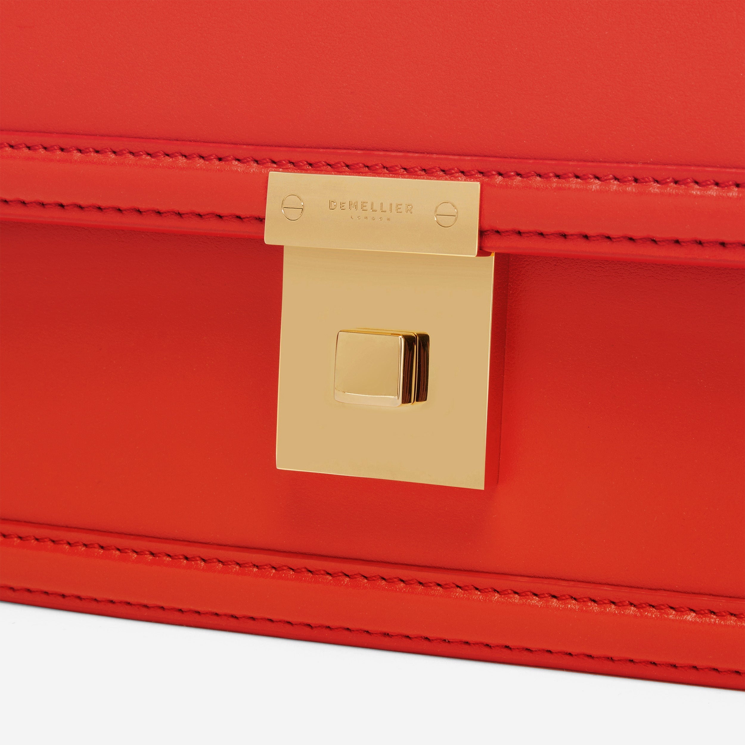 Die Paris Crossbody - Mohnrot glatt