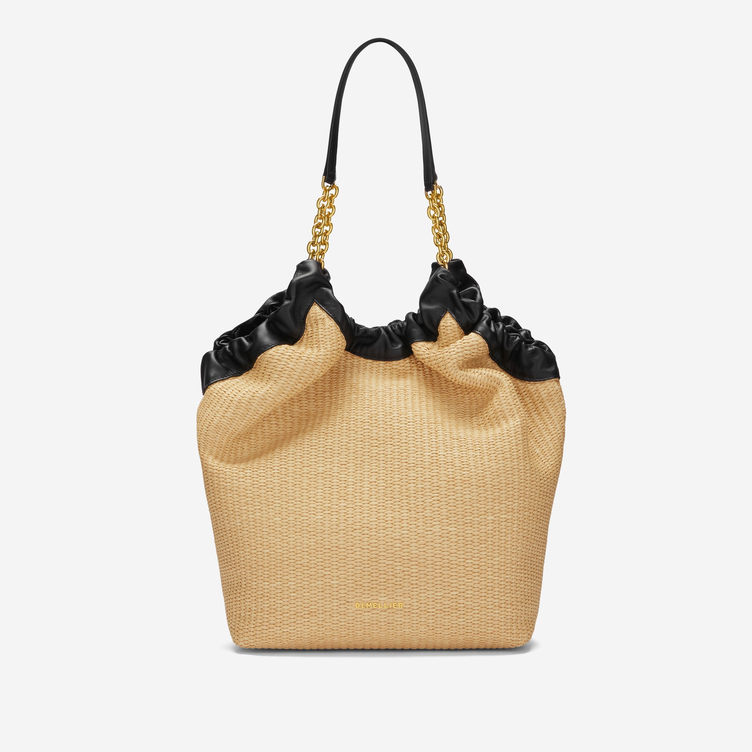 The Miami - warmes Raffia schwarz glatt