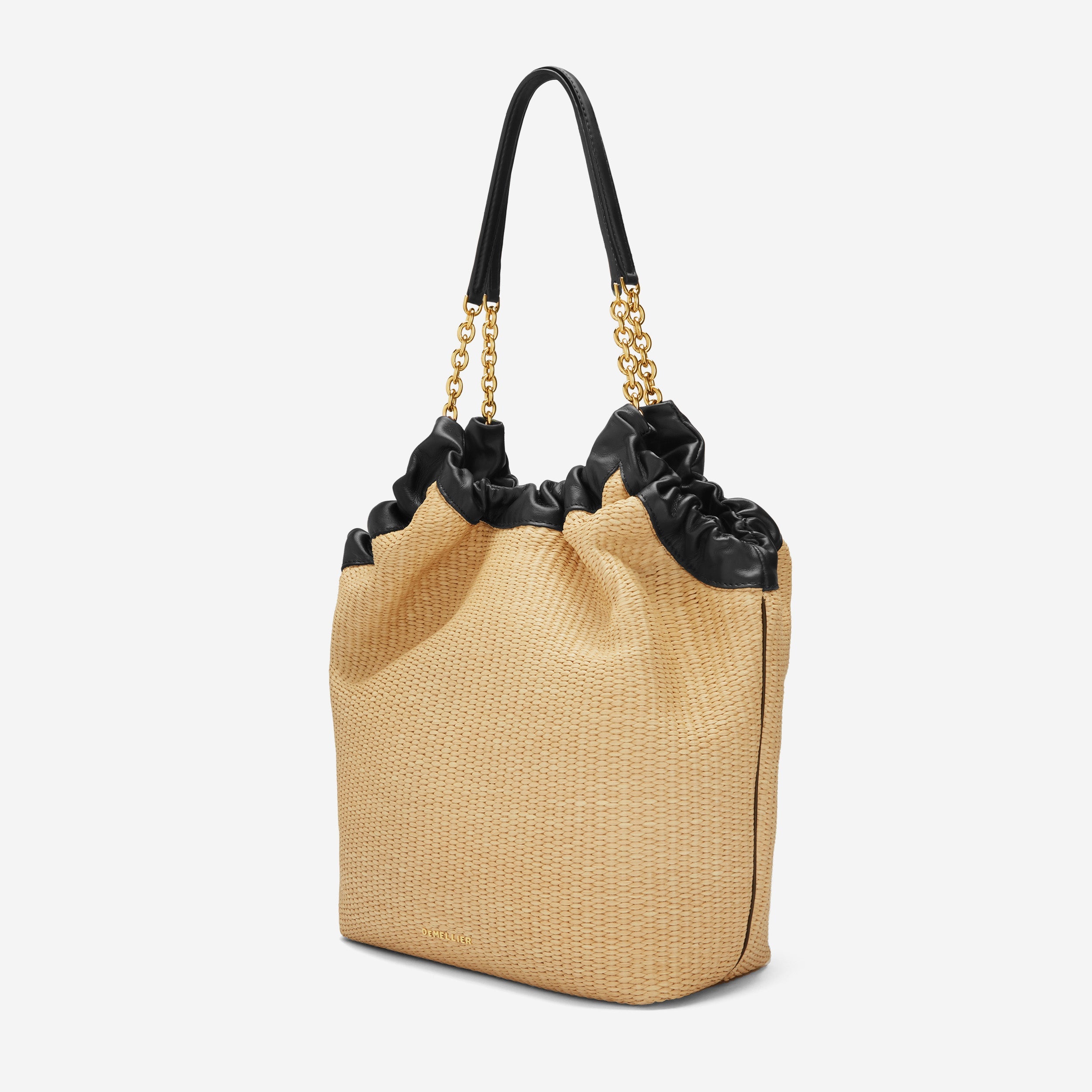 The Miami - warmes Raffia schwarz glatt