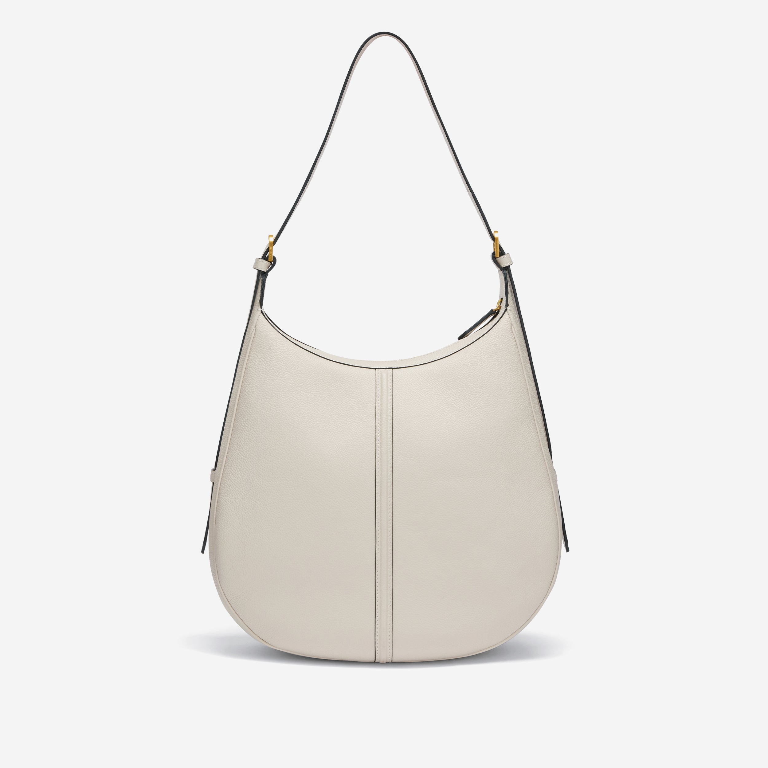 Le sac hobo Siena - blanc cassé à petit grain