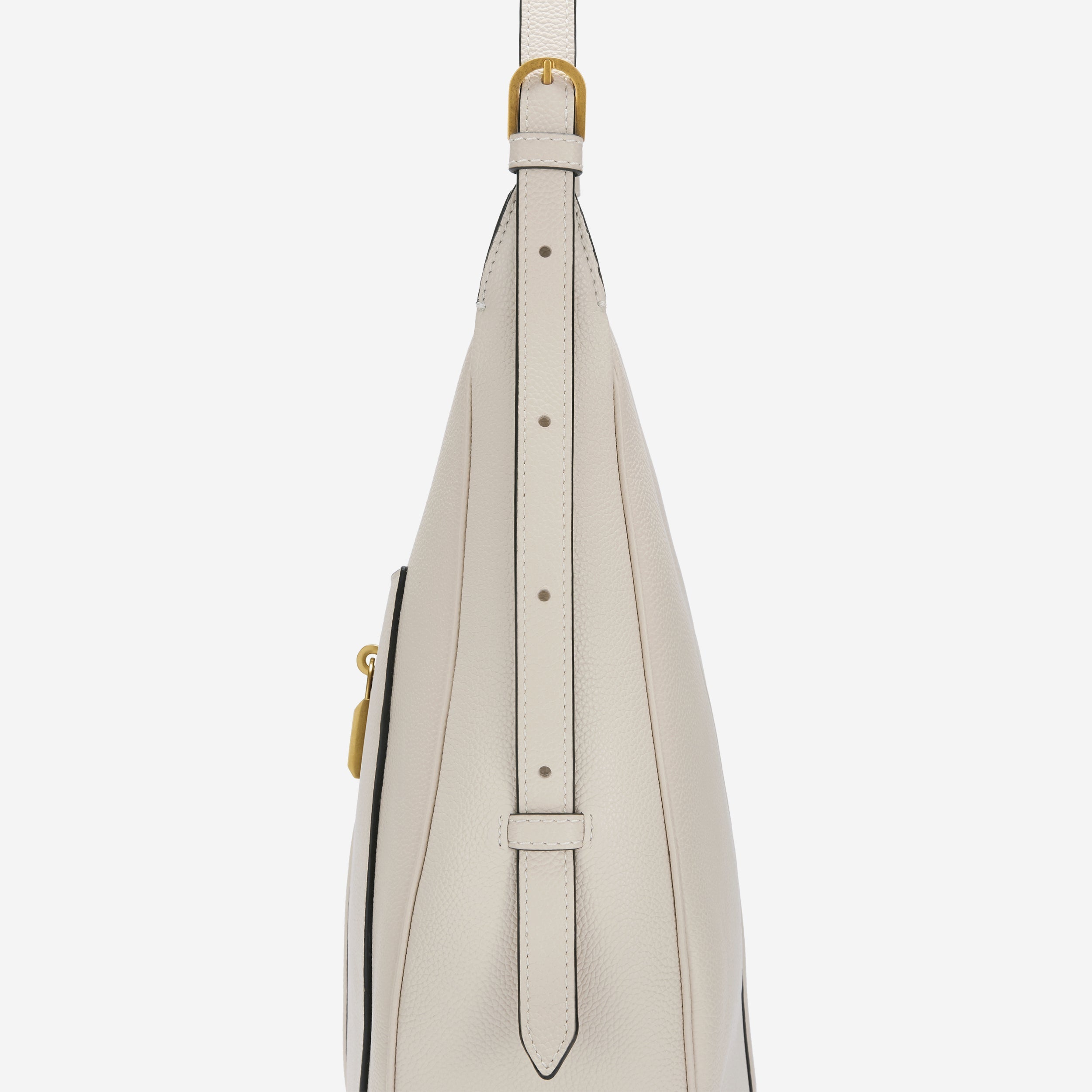 Le sac hobo Siena - blanc cassé à petit grain