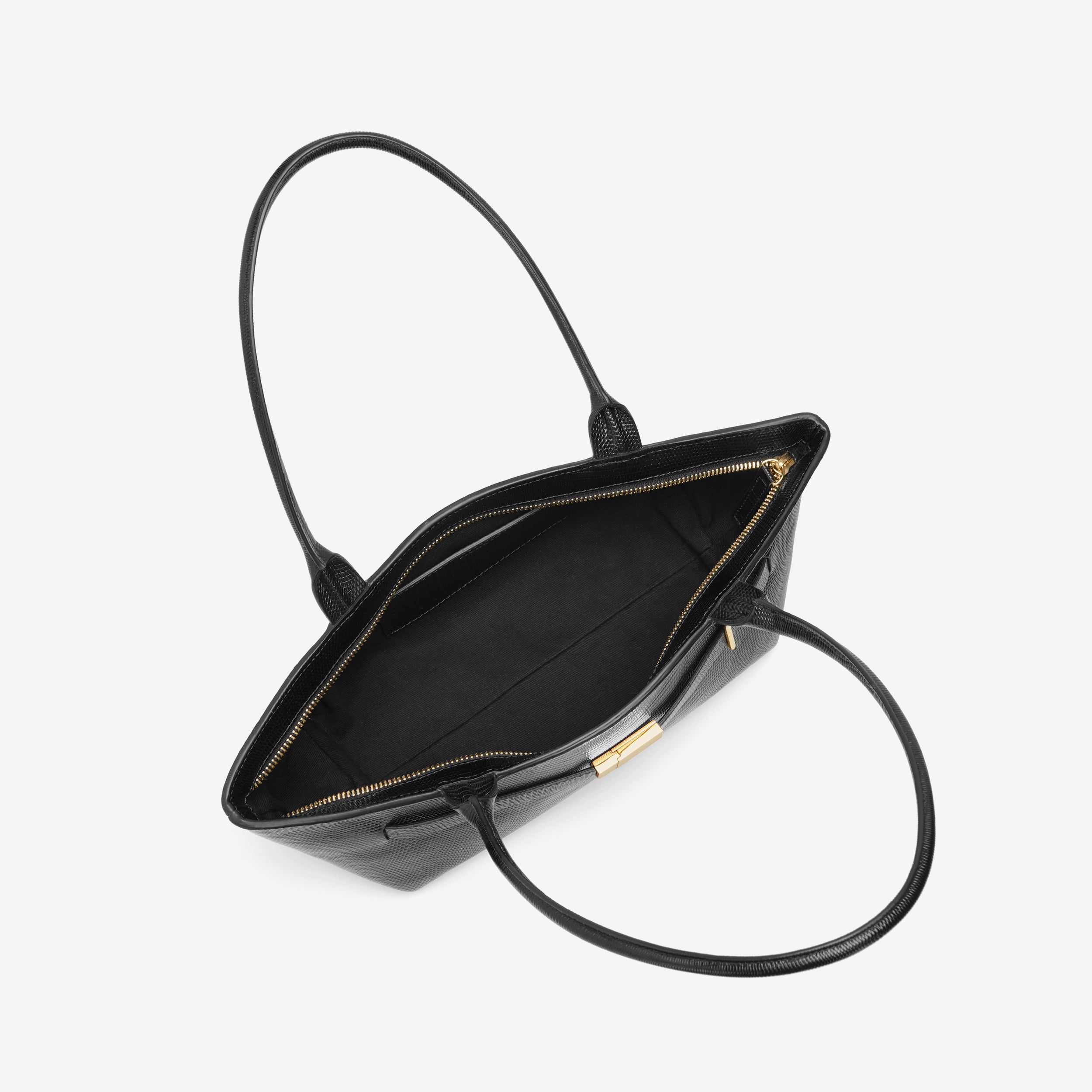 The New York Shoulder - black lizard-effect