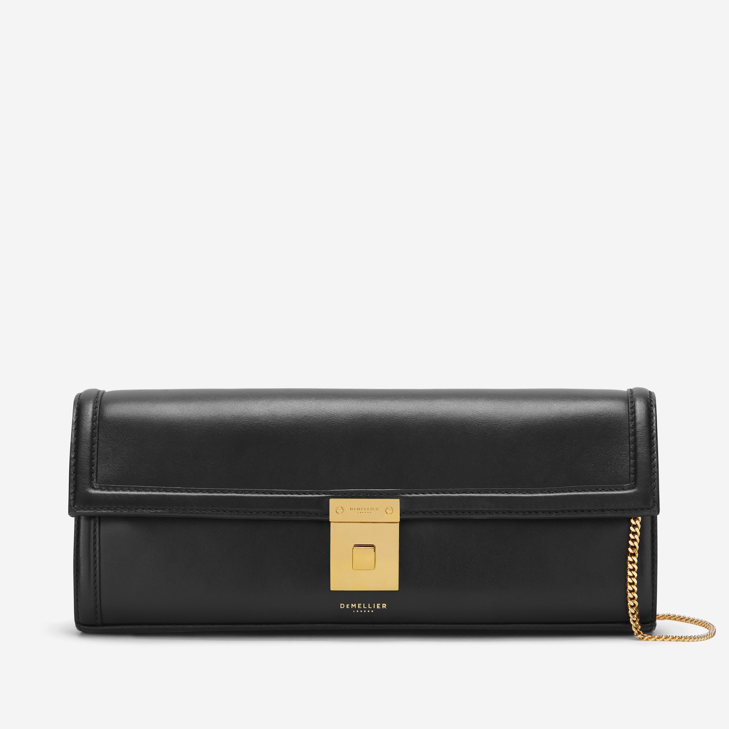 Die Paris Clutch - schwarz glatt