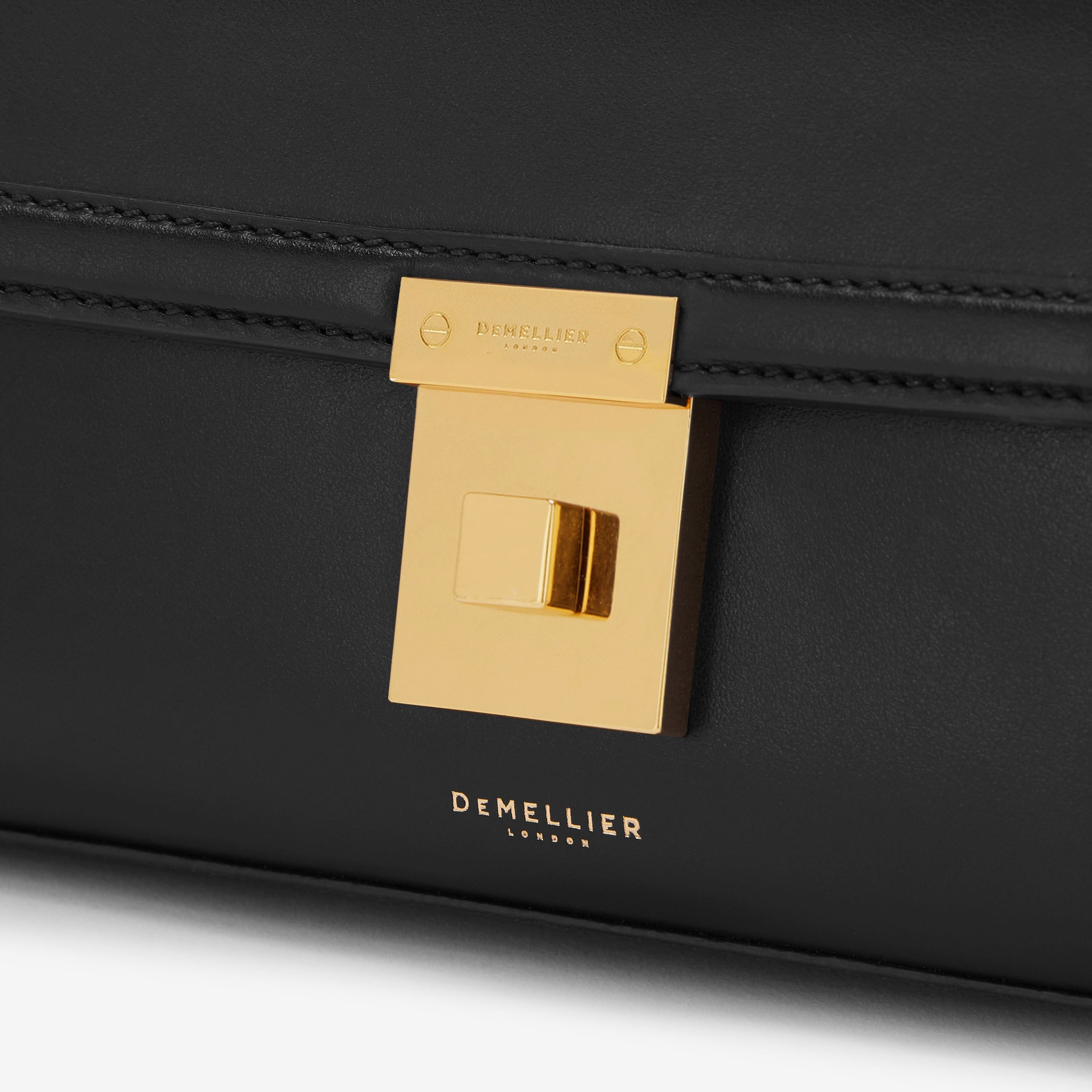 Die Paris Clutch - schwarz glatt