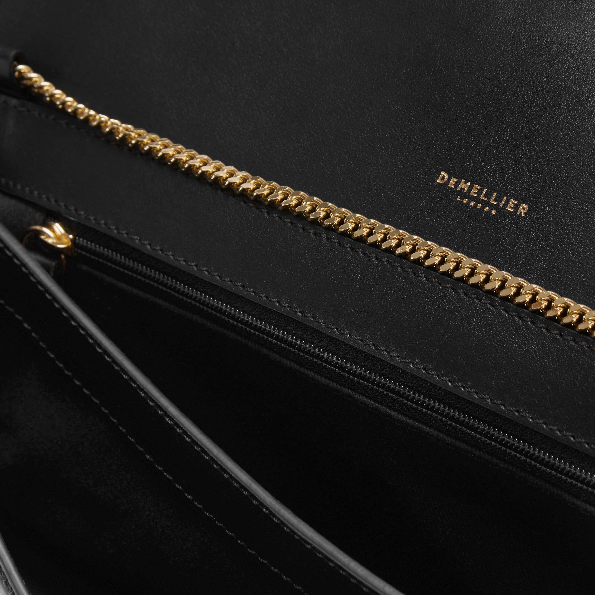 Die Paris Clutch - schwarz glatt