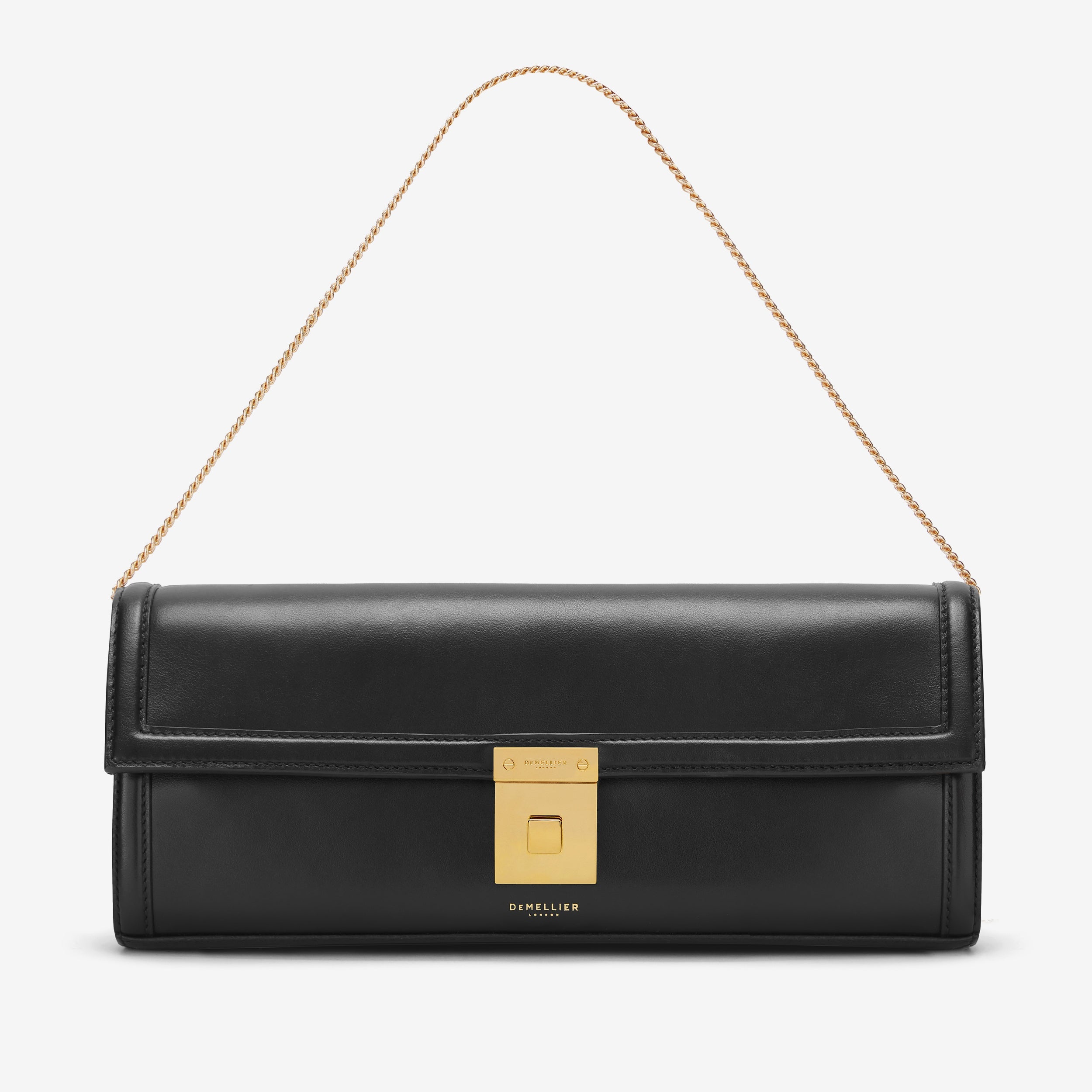 Die Paris Clutch - schwarz glatt