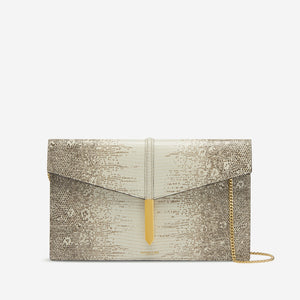 The Tokyo Clutch - natural lizard-effect