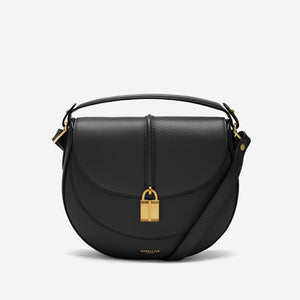 The Siena Saddle - black small grain