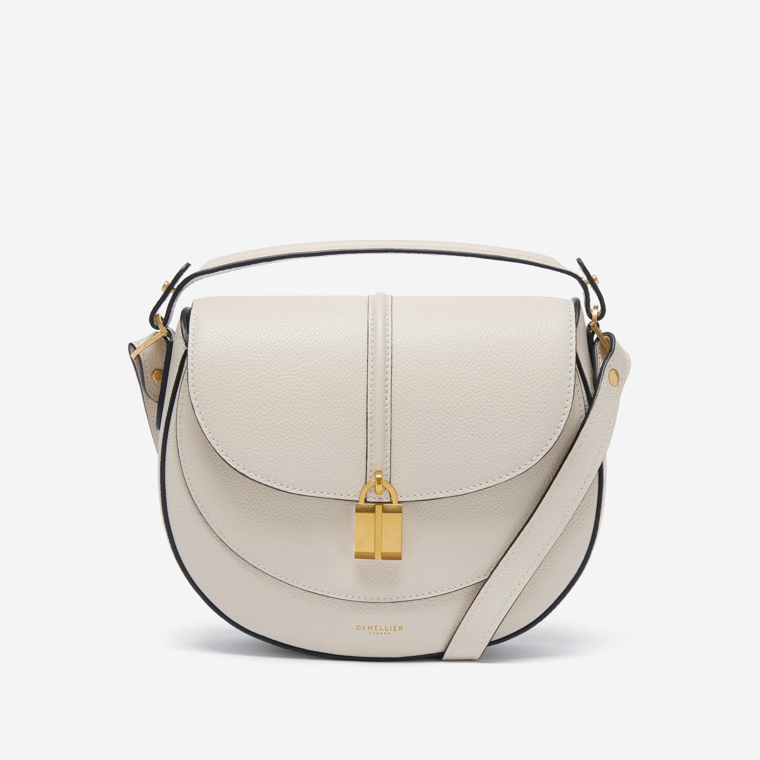 The Siena Saddle - off-white small grain