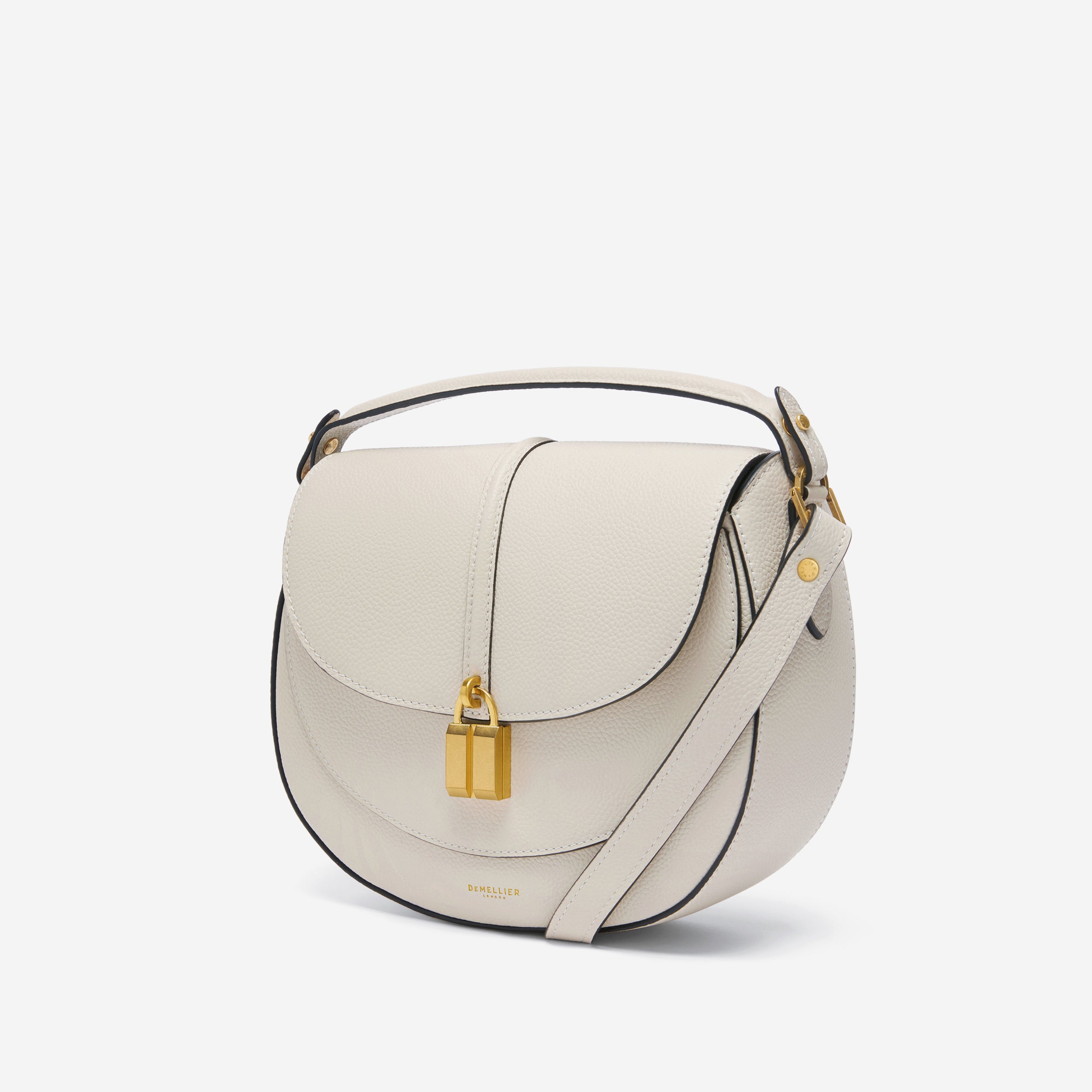 The Siena Saddle - off-white small grain