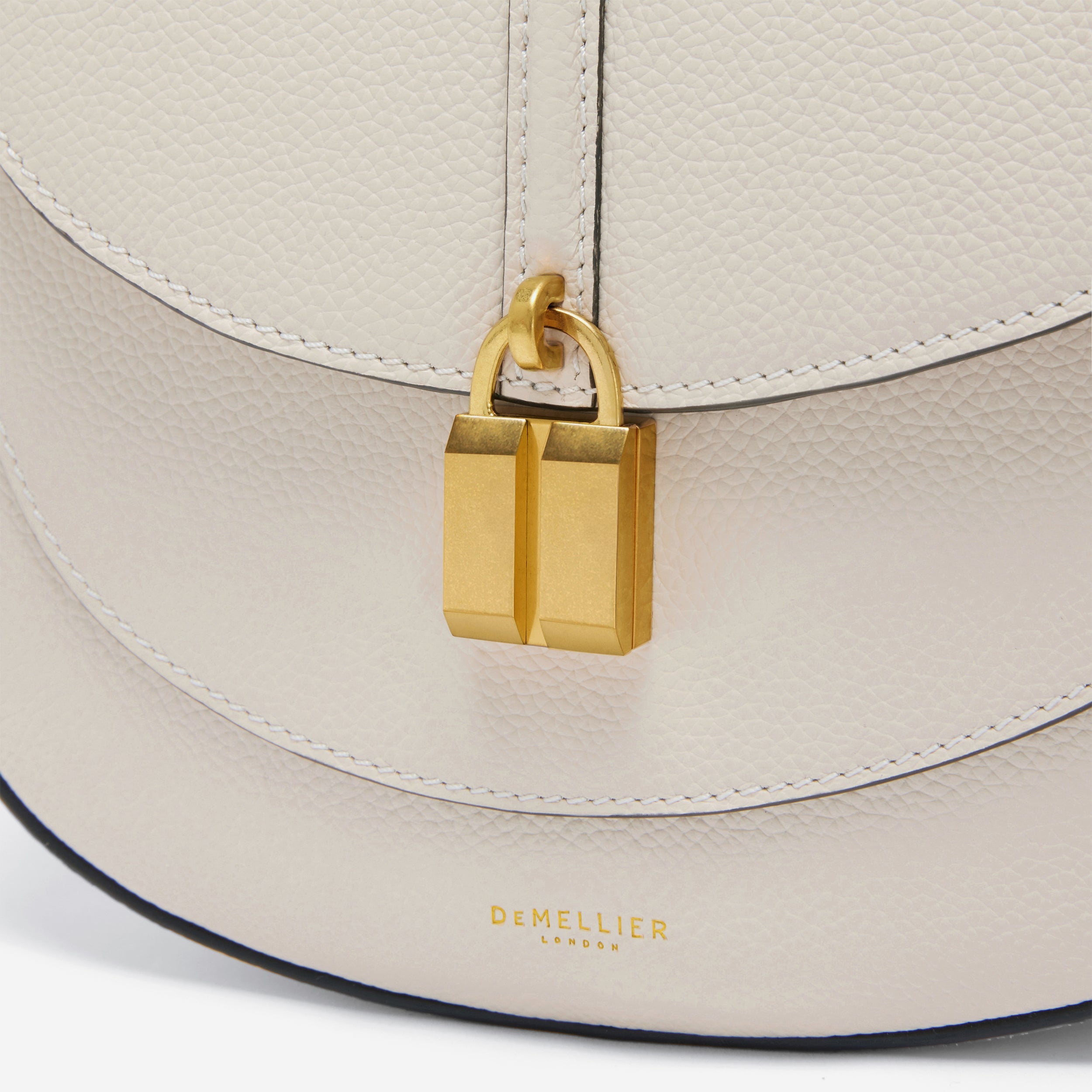 The Siena Saddle - off-white small grain