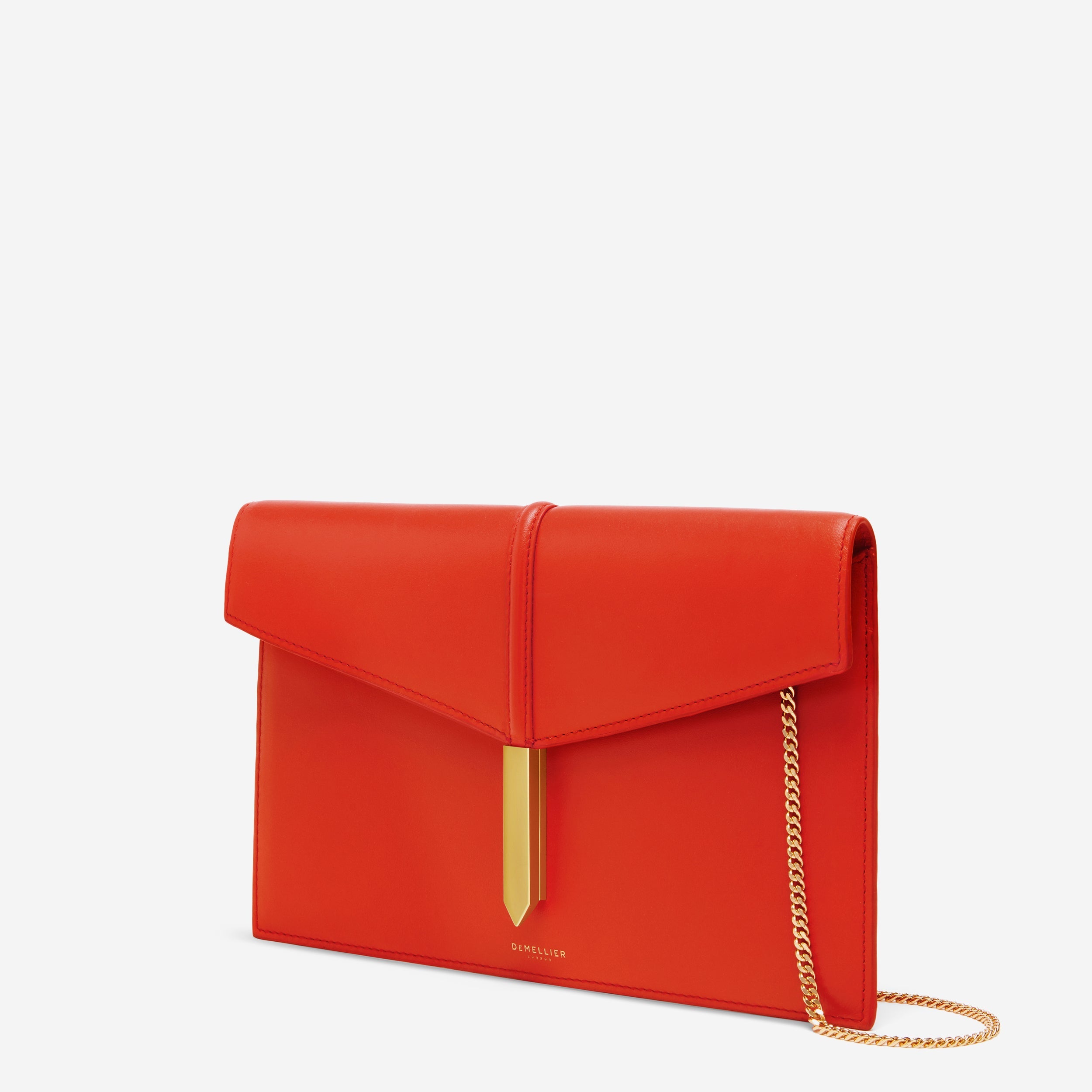 The Tokyo Clutch - poppy red smooth