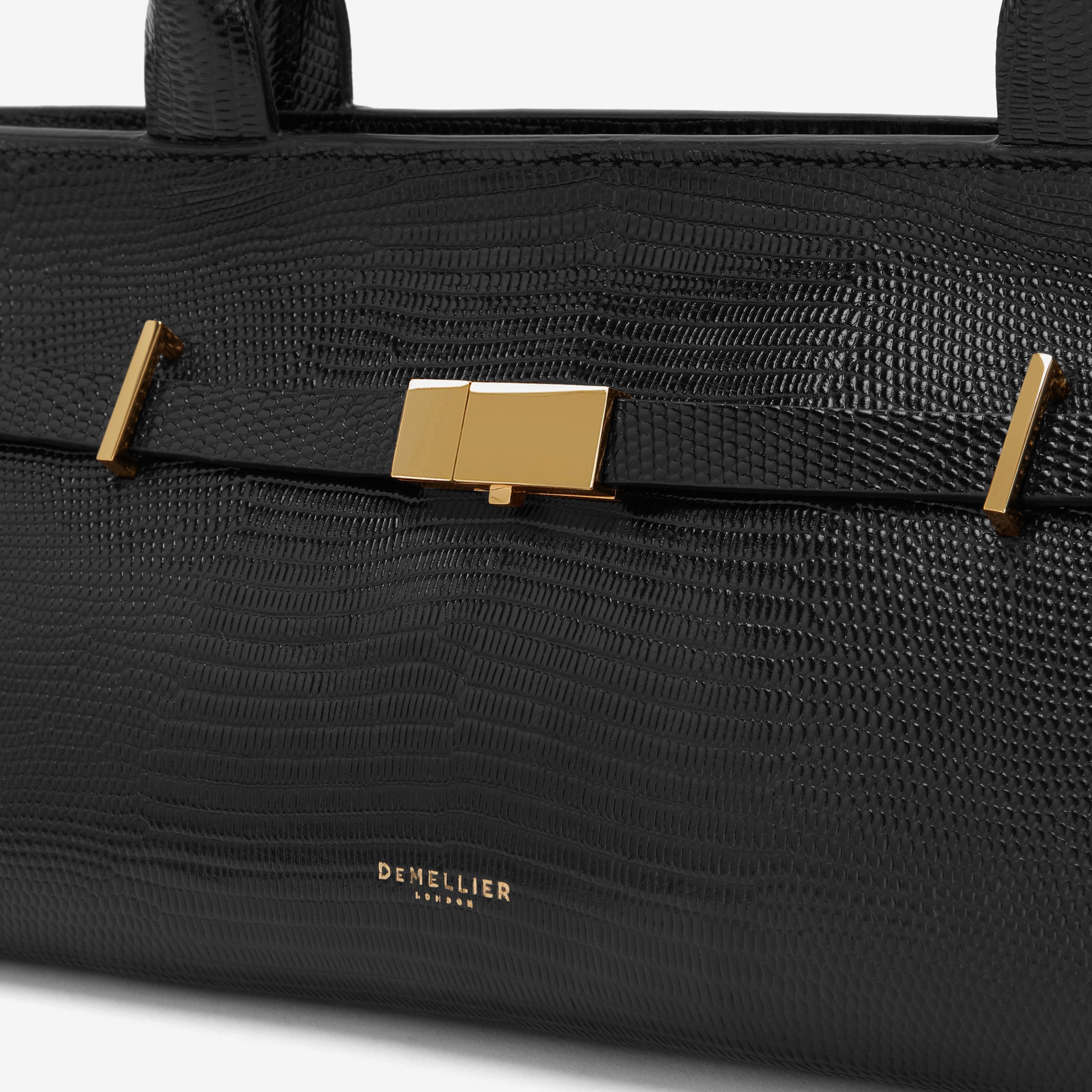 The New York Shoulder - black lizard-effect