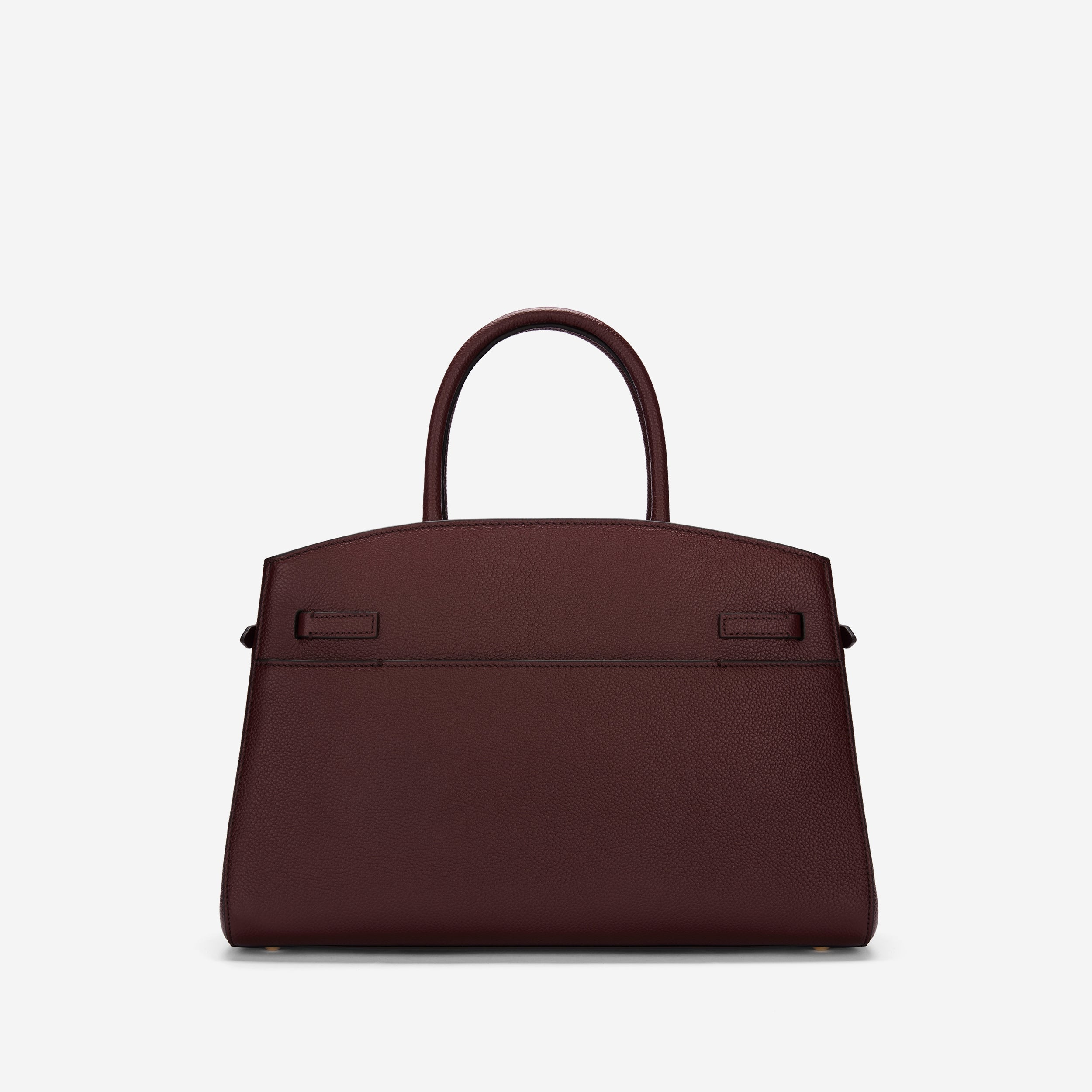 The Midi Hudson - burgundy small grain